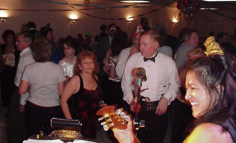 New Years 2002 with The Oracle Band at American Legion Hall in Severna Park Maryland