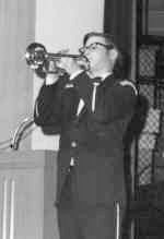 Steve performing in High School with Northwestern HS Band