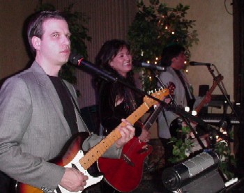 Click for enlarged view. Oracle performing at a holiday party