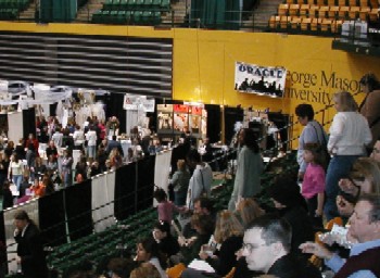 Click for enlarged view. The Bridal Show at the Patriot Center was an awsome affair with over 3500 attendees.