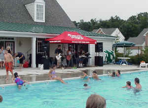 Oracle Band at pool party near the end of the summer...cool!!!