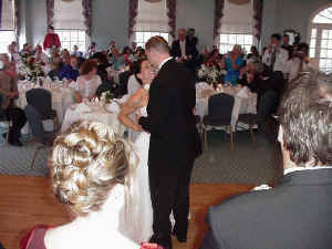 Their first dance as husband & wife. Click for enlarged view