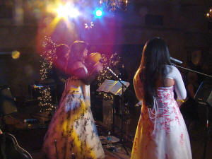 Oracle Band on stage at Crabtown Skiers Ball 2009