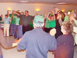 St. Patrick's Day party at American Legion Post 175 in Severna Park Maryland