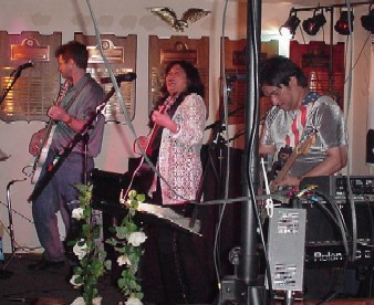 Click for enlarged view. Oracle performs on stage on Valentines Day at the American Legion Post 175 in Severna Park Maryland