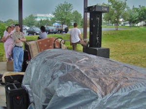 Rain delay for Laurel's Summer in the Park's Concert by Oracle