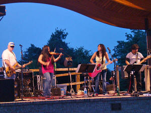 Oracle Band on stage at the 2008 Laurel Lakes Summer in the Parks Concert