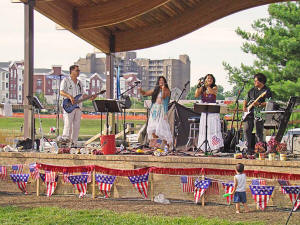 Oracle Band at Laurel Maryland Independence Day concert 2009