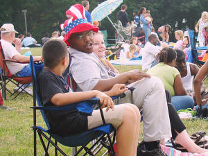 You've gotta love this guy's hat!