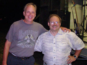 Steve with classmate Don Lambrechts @ Montpelier Mansion concert in Laurel 2010