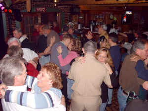Dance floor & party people at Perry's Restaurant in Odenton Maryland - 1
