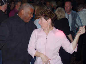 Dance floor & party people at Perry's Restaurant in Odenton Maryland - 6