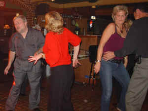 Dance floor & party people at Perry's Restaurant in Odenton Maryland - 12