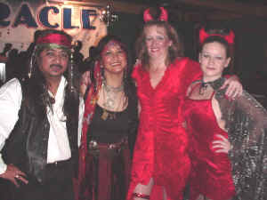 The devil made us do it! Perry's 2004 Halloween party. Click for enlarged view