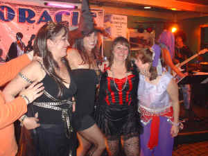The contestants for sexiest costume.  It was a tough decision! Click for enlarged view.