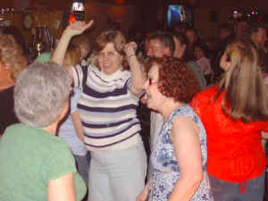 Party people on the dance floor at Perry's Restaurant in Odenton Maryland