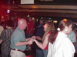 Click for enlarged view.  Dance floor at Perry's Restaurant