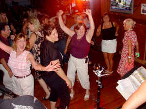 Dance Floor at Perry's Restaurant for Oracle Band performance