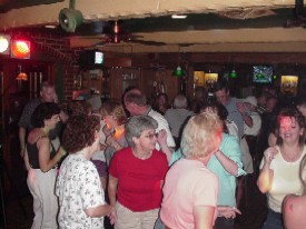 Click for enlarged view. The dance floor is always moving at Perry's.