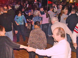 Dance floor at Oracle performance at Whispers Restaurant in Glen Burnie Md. Click for enlarged view