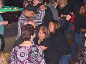Dance floor at Oracle performance at Whispers Restaurant in Glen Burnie Md. Click for enlarged view