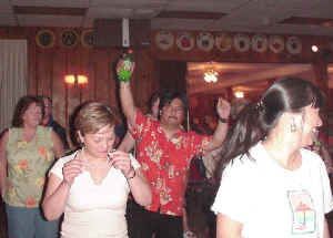 Mike the party animal on the dance floor.  Click for enlarged view