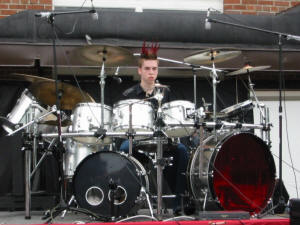 Drummer Chris Johnson