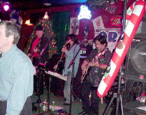Jim's Hideaway was really rocking at the Oracle Band holiday party