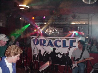 Click for enlarged view. Oracle Band brings the full producttion into Jim's Hideaway