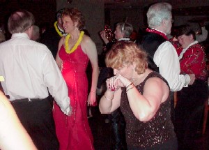 Click for enlarged view. Dancers at Fleet Reserve Club New Years party